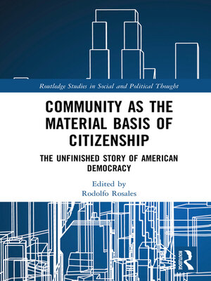 cover image of Community as the Material Basis of Citizenship